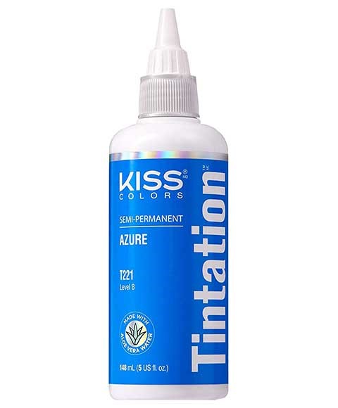 KISS COLORS TINTATION SEMI PERMANENT AZURE T221 148 ml Hair Color Asetena Pa 