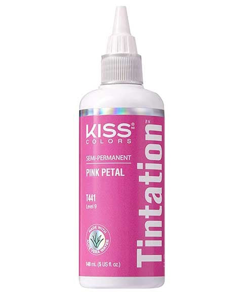 KISS COLORS TINTATION SEMI PERMANENT PINK PETAL T441 148 ml Hair Color Asetena Pa 