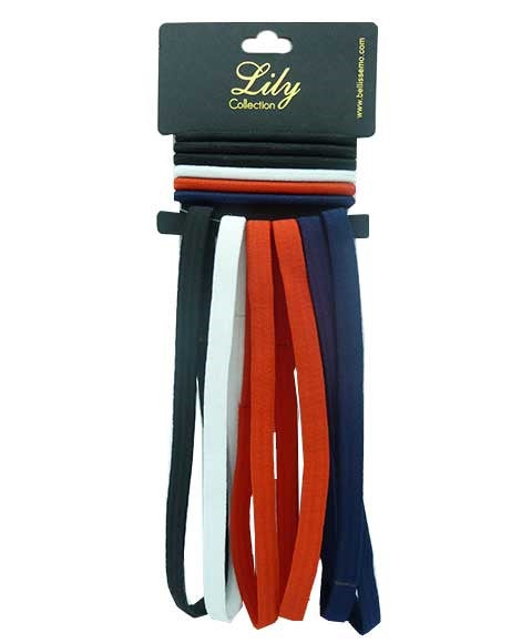 LILY COLLECTION COMBO PACK ELASTIC BAND RS162SPE  Color Black Kids Hair Accessories Asetena Pa 