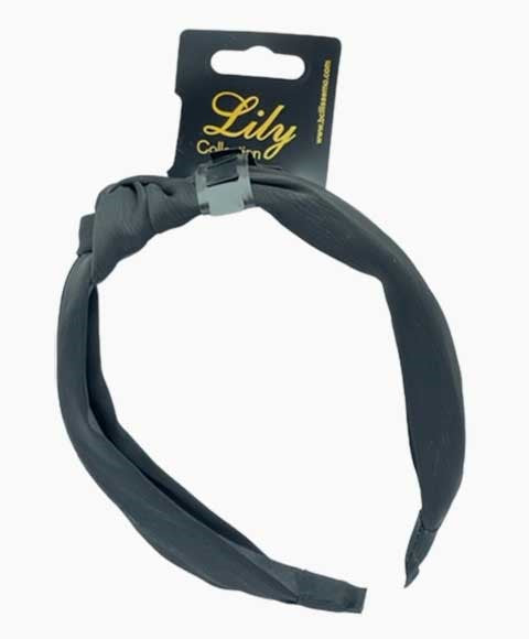 LILY COLLECTION SATIN KNOTTED HEADBAND RS255BK  Color Black Kids Hair Accessories Asetena Pa 