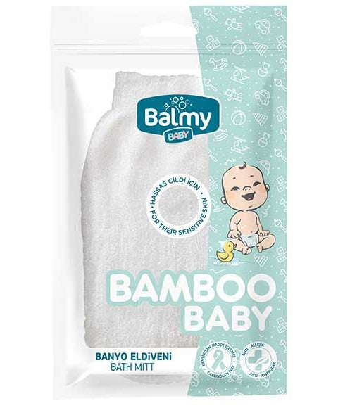 BAMBOO BABY BATH MITT Skin Wash Asetena Pa 