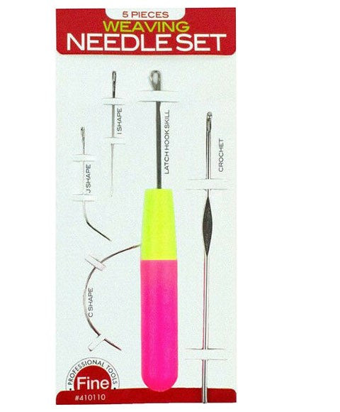 5 WEAVING NEEDLE SET Extensions Accessories Asetena Pa 