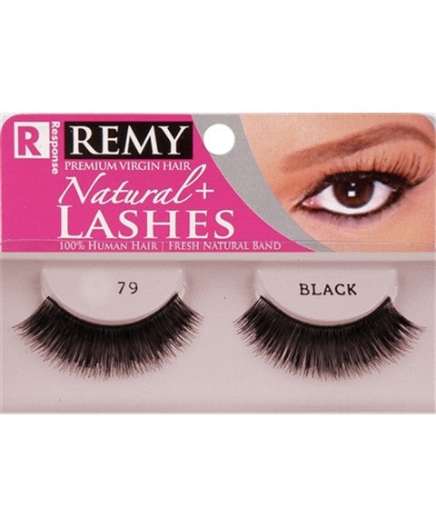 RESPONSE NATURAL PLUS LASHES 79  Color Black Eye Makeup Asetena Pa 