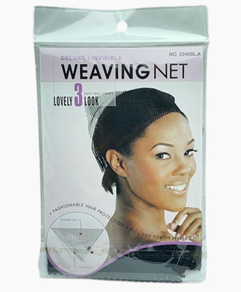 MAGIC COLLECTION DELUXE INVISIBLE WEAVING NET 2240BLA  Color Black Extensions Accessories Asetena Pa 