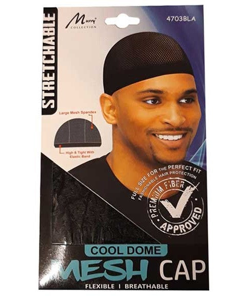 MURRAY COLLECTION COOL DOME MESH CAP 4703BLA Durags and Caps Asetena Pa 