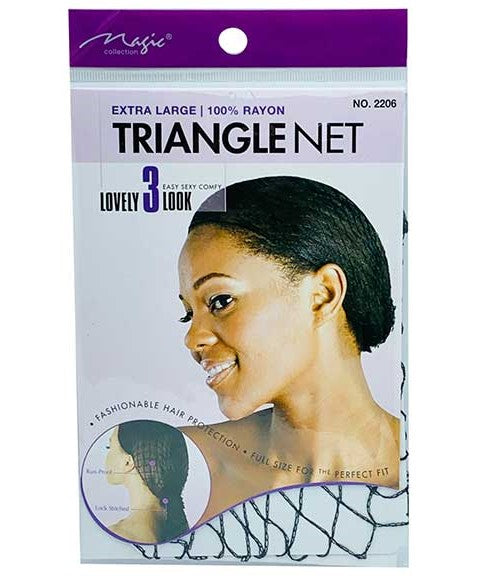 MAGIC COLLECTION TRIANGLE NET 2206  Color Black Durags and Caps Asetena Pa 