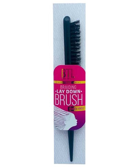 BTL PROFESSIONAL BRAIDING LAY DOWN BRUSH BTLT02  Color Black Hair Brushes and Combs Asetena Pa 