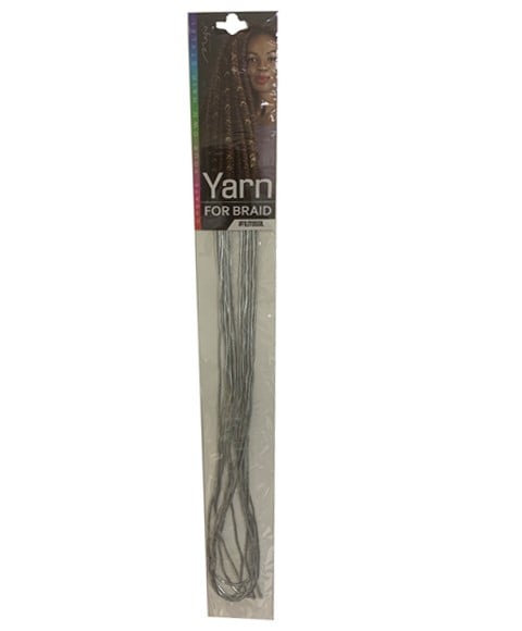 MAGIC COLLECTION YARN FOR BRAIDS FILIT04SIL  Color Silver Hair Accessories Asetena Pa 