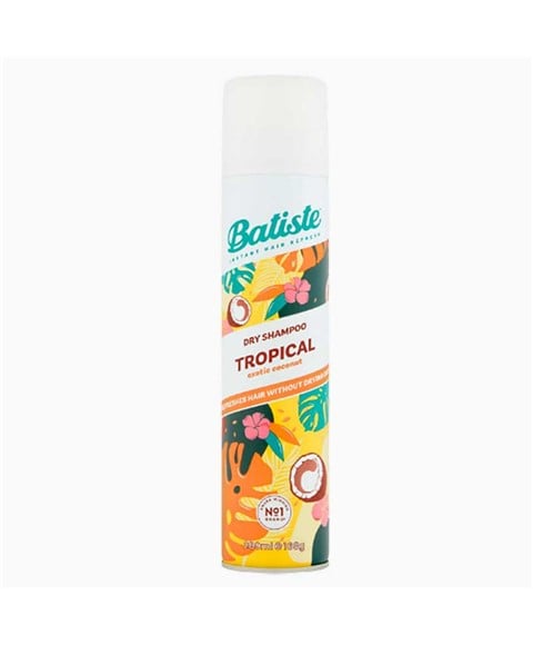 BATISTE DRY SHAMPOO SPRAY TROPICAL EXOTIC COCONUT 350 ml Shampoo Asetena Pa 