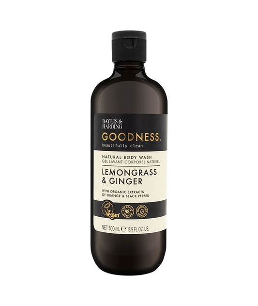 GOODNESS LEMONGRASS AND GINGER NATURAL BODY WASH 500 ml Body Care Asetena Pa 
