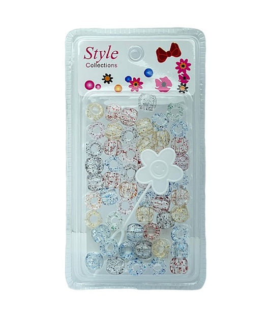 STYLE COLLECTION HAIR BEADS BD017 MULTI SPARKLE Kids Hair Accessories Asetena Pa 