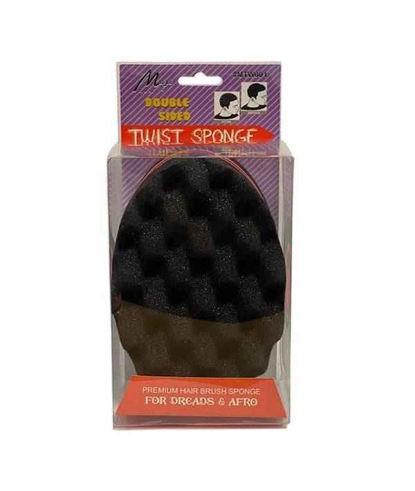 MAGIC QUALITY DOUBLE SIDED TWIST SPONGE MTW001 Hair Brushes and Combs Asetena Pa 