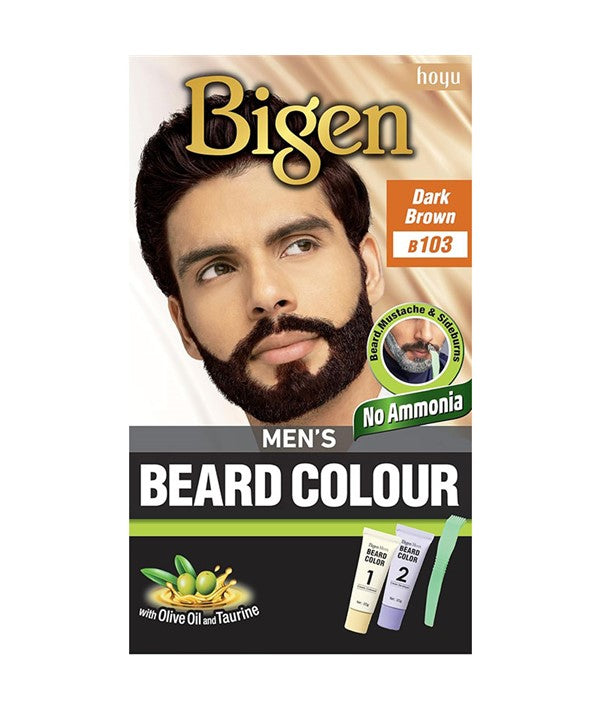 MENS BEARD COLOUR DARK BROWN B103 No Size Color Dark Brown Hair Color Asetena Pa 