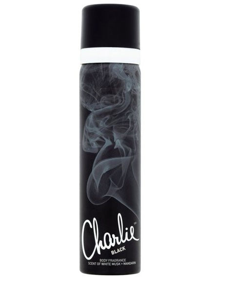CHARLIE PERFUMED BODY SPRAY BLACK 75 ml Body Care Asetena Pa 