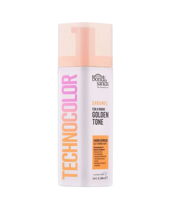 TECHNOCOLOR 1 HOUR EXPRESS SELF TANNING FOAM CARAMEL 200 ml Skin Treatments Asetena Pa 