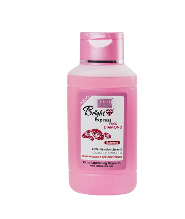 BRIGHT EXPRESS PINK DIAMOND EXTRA LIGHTENING GLYCERIN 600 ml Skin Wash Asetena Pa 
