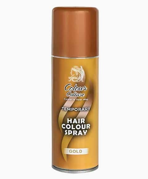 COLOUR CULTURE TEMPORARY HAIR COLOUR GOLD SPRAY 125 ml Hair Color Asetena Pa 