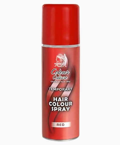 COLOUR CULTURE TEMPORARY HAIR COLOUR RED SPRAY 125 ml Hair Color Asetena Pa 