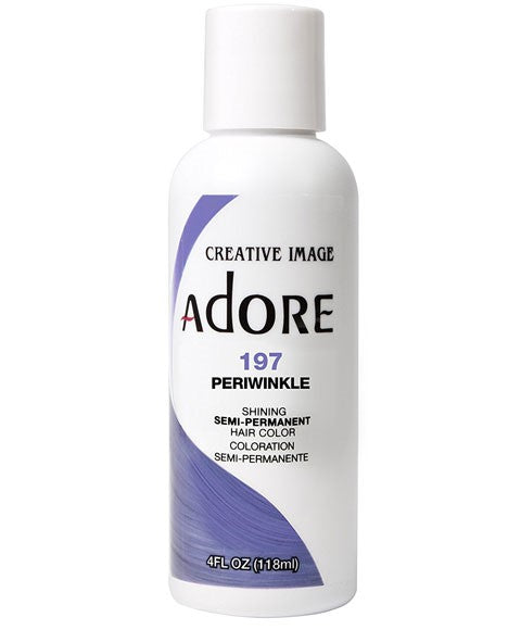 ADORE SHINING SEMI PERMANENT HAIR COLOR PERIWINKLE 118 ml Hair Color Asetena Pa 