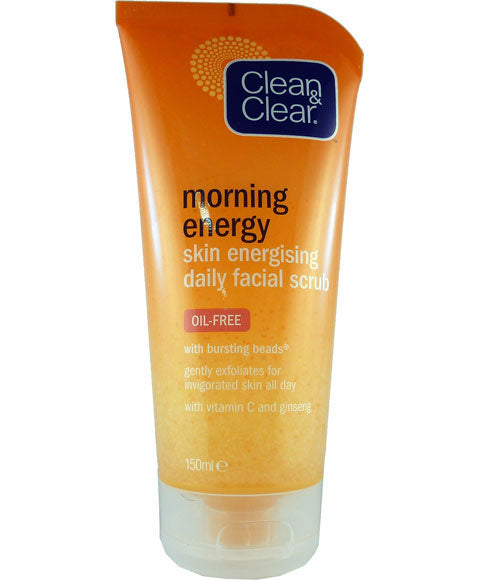 CLEAN AND CLEAR MORNING ENERGY SKIN ENERGISING DAILY FACIAL SCRUB 150 ml Skin Wash Asetena Pa 