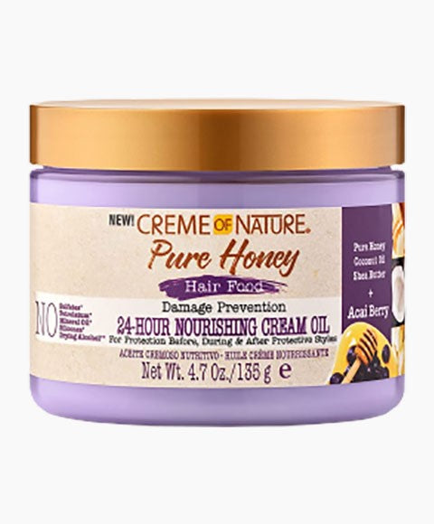 PURE HONEY HAIR FOOD ACAI BERRY 24 HOUR NOURISHING CREAM OIL 135 g Treatments Asetena Pa 