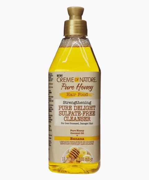 PURE HONEY HAIR FOOD STRENGTHENING PURE DELIGHT SULFATE FREE CLEANSER 355 ml Treatments Asetena Pa 
