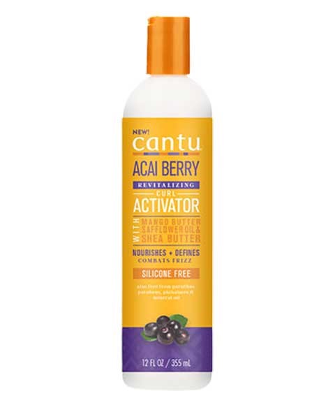 CANTU ACAI BERRY AND SHEA BUTTER REVITALIZING CURL ACTIVATOR 355 ml Relaxer n Texturizer Asetena Pa 
