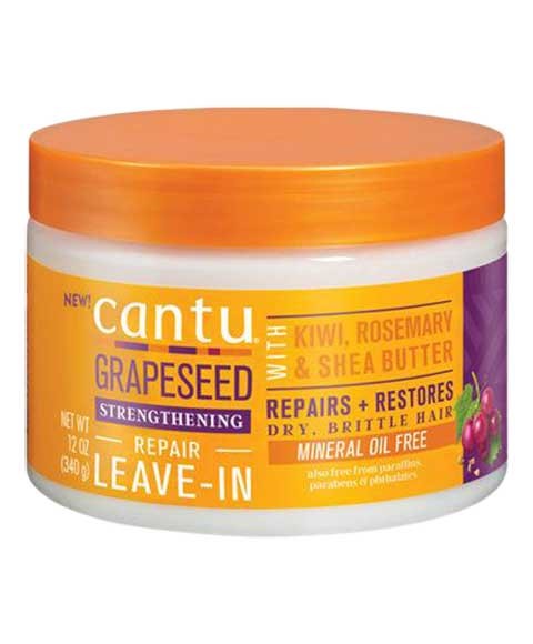 CANTU GRAPESEED STRENGTHENING REPAIR LEAVE IN 340 g Conditioner Asetena Pa 