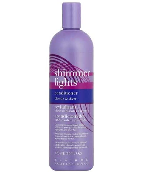 CLAIROL SHIMMER LIGHTS CONDITIONER BLONDE AND SILVER 473 ml (Pack of 2) Conditioner Asetena Pa 