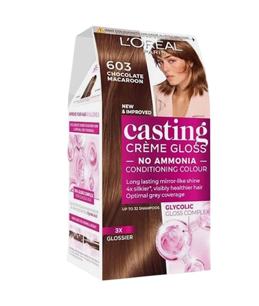 CASTING CREME GLOSS CONDITIONING COLOR 603 CHOCOLATE MACAROON Hair Color Asetena Pa 