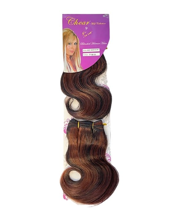 CHEAR BLENDED HUMAN HAIR 2 IN 1 BODY WAVE 8 Color P4/27 Synthetic Weave Hair Asetena Pa 