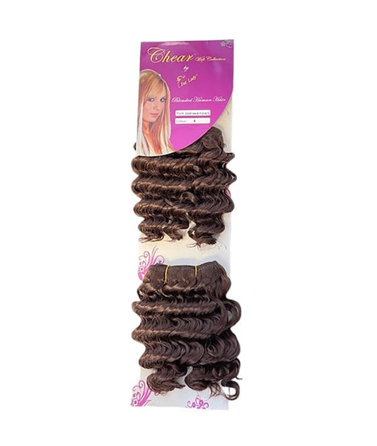 CHEAR BLENDED HUMAN HAIR 2 IN 1 DEEP WAVE 8 Color P1B/33 Synthetic Weave Hair Asetena Pa 