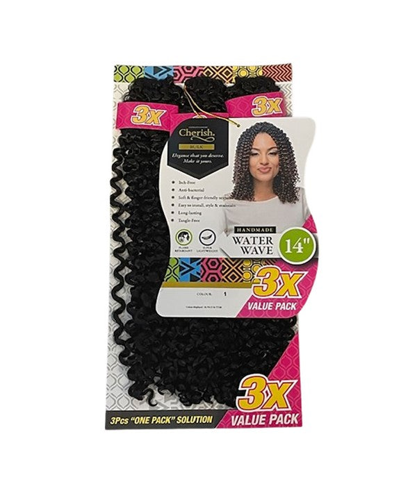 CHERISH SYN 3X HANDMADE WATER BULK 14 Color 1 Hair for Braid Extensions Asetena Pa 