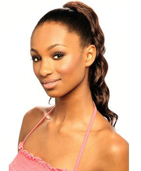 CHERISH SYN DRAWSTRING NEW YORK GIRL PONYTAIL  Color 99J PonyTail Asetena Pa 