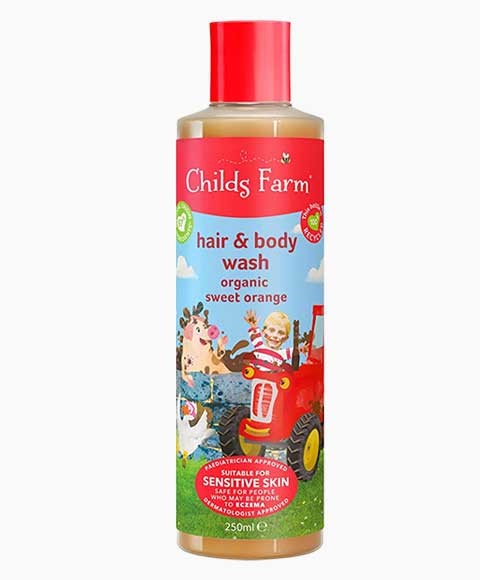 CHILDS FARM HAIR AND BODY WASH WITH ORGANIC SWEET ORANGE 250 ml Shampoo Asetena Pa 