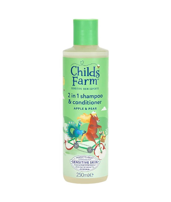CHILDS FARM APPLE PEAR 2 IN 1 SHAMPOO AND CONDITIONER 250 ml Shampoo Asetena Pa 