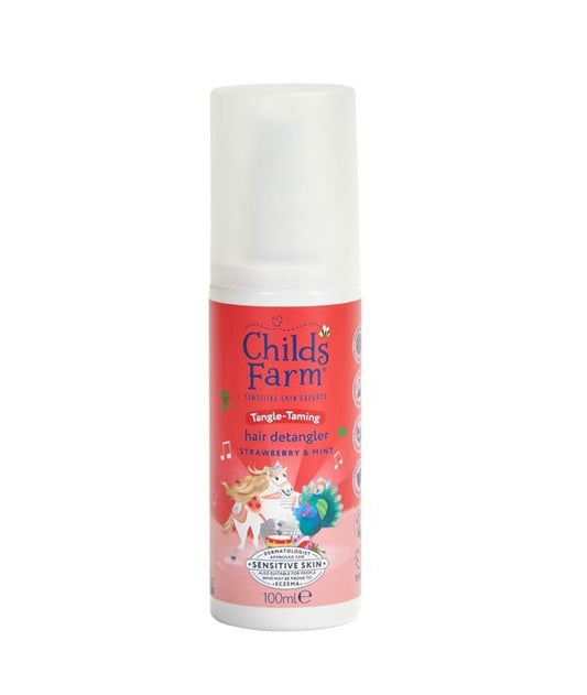 CHILDS FARM STRAWBERRY AND MINT TANGLE TAMING HAIR DETANGLER 100 ml Conditioner Asetena Pa 