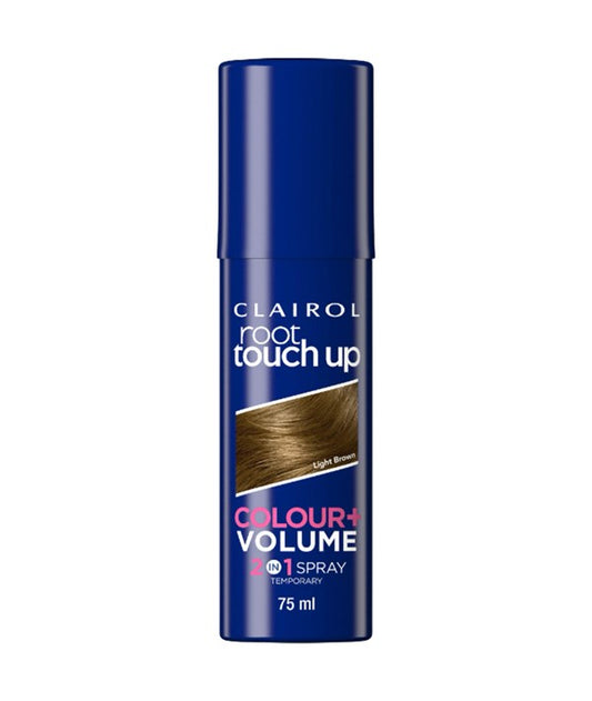 ROOT TOUCH UP 2 IN 1 TEMPORARY COLOR SPRAY LIGHT BROWN 75 ml Hair Color Asetena Pa 