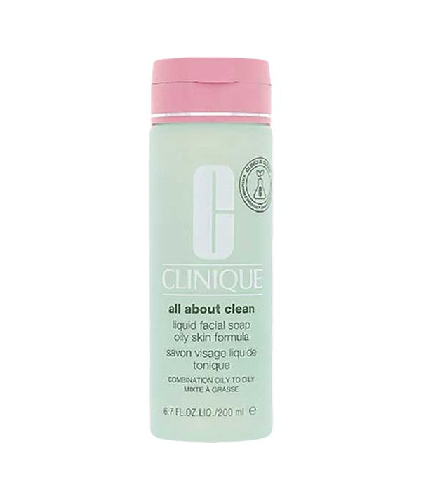 CLINIQUE ALL ABOUT CLEAN LIQUID FACIAL SOAP 200 ml Skin Wash Asetena Pa 
