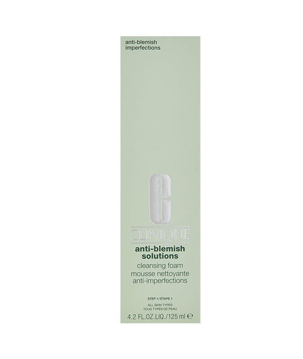 CLINIQUE ANTI BLEMISH SOLUTIONS CLEANSING FOAM 125 ml Skin Wash Asetena Pa 