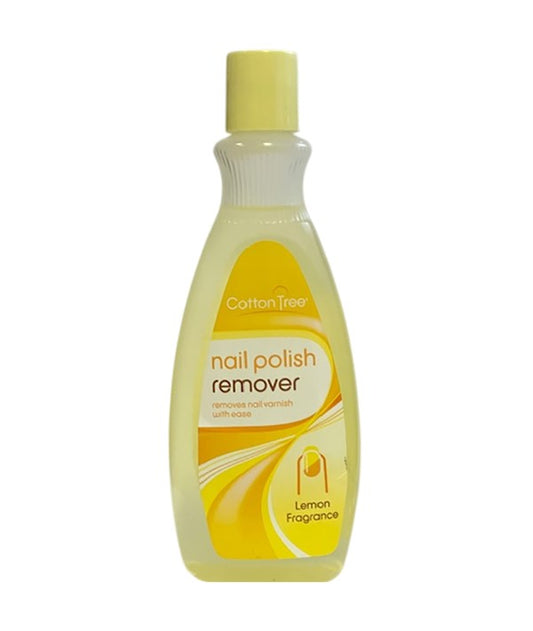 COTTON TREE NAIL POLISH REMOVER WITH LEMON FRAGRANCE 236 ml Nails Asetena Pa 
