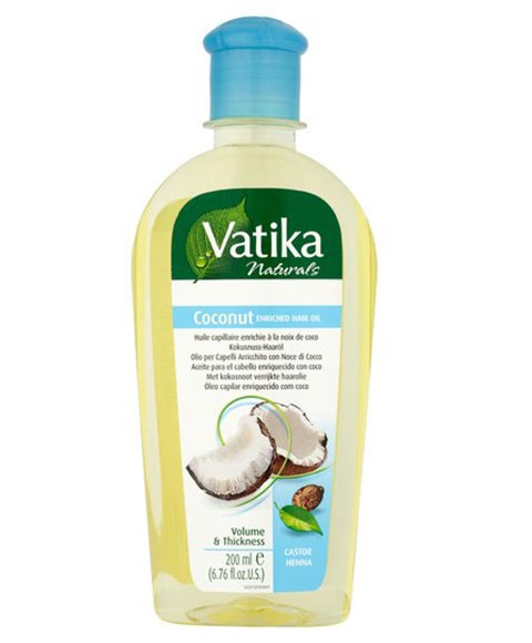VATIKA NATURALS COCONUT ENRICHED HAIR OIL 200 ml Sprays, Serums and Oils Asetena Pa 