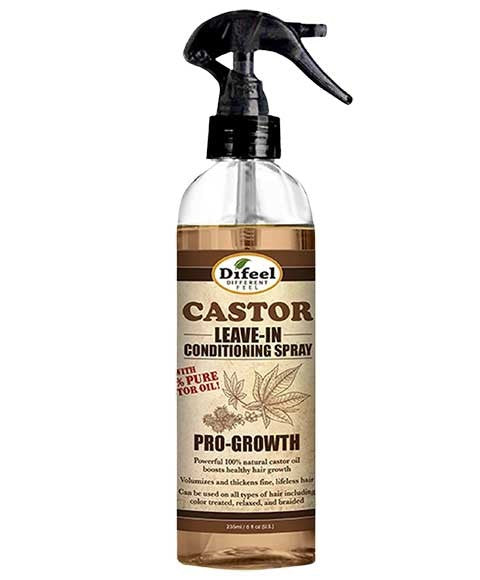 DIFEEL PURE CASTOR OIL PRO GROWTH LEAVE IN CONDITIONING SPRAY 177 ml Conditioner Asetena Pa 