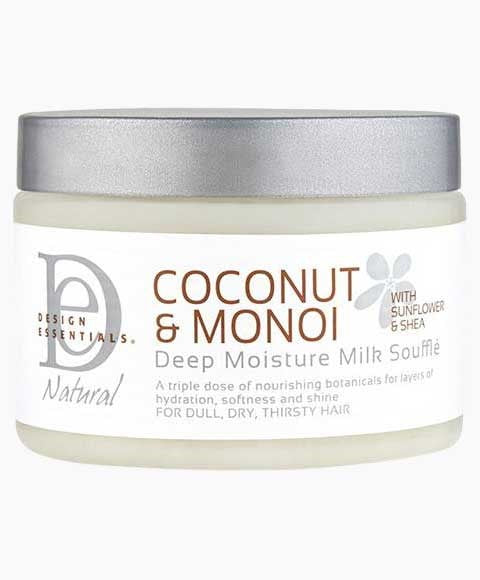 DESIGN ESSENTIALS NATURAL COCONUT AND MONOI DEEP MOISTURE MILK SOUFFLE 340 g Treatments Asetena Pa 