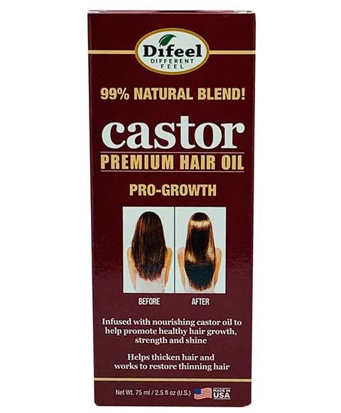 DIFEEL PRO GROWTH CASTOR PREMIUM HAIR OIL 75 ml Sprays, Serums and Oils Asetena Pa 
