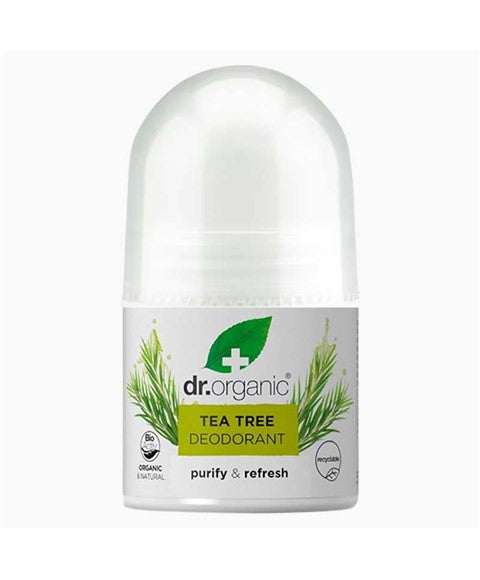 BIOACTIVE SKINCARE ORGANIC TEA TREE DEODORANT ROLL ON 50 ml Vegan Wellness Asetena Pa 