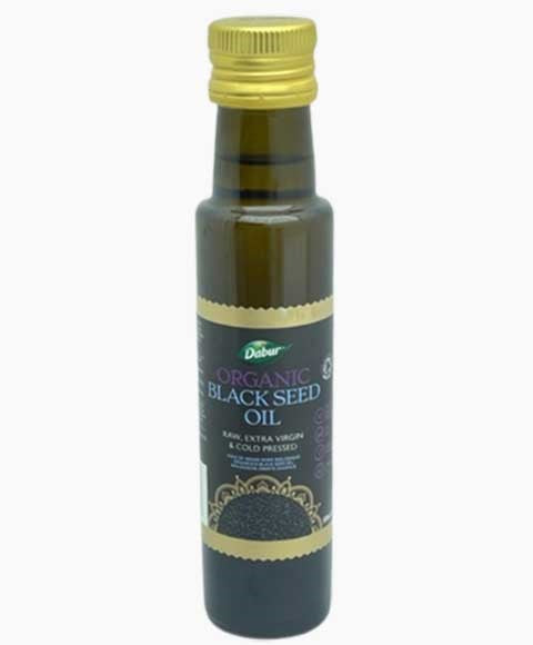 DABUR ORGANIC EXTRA VIRGIN AND COLD PRESSED BLACK SEED OIL 100 ml Sprays, Serums and Oils Asetena Pa 