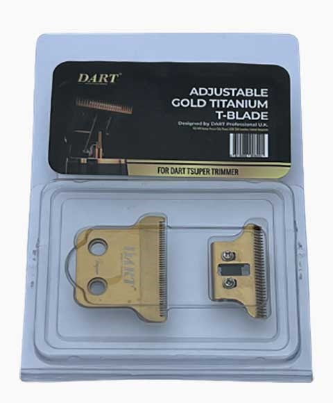 DART ADJUSTABLE GOLD TITANIUM T BLADE Clippers and Trimmers Asetena Pa 