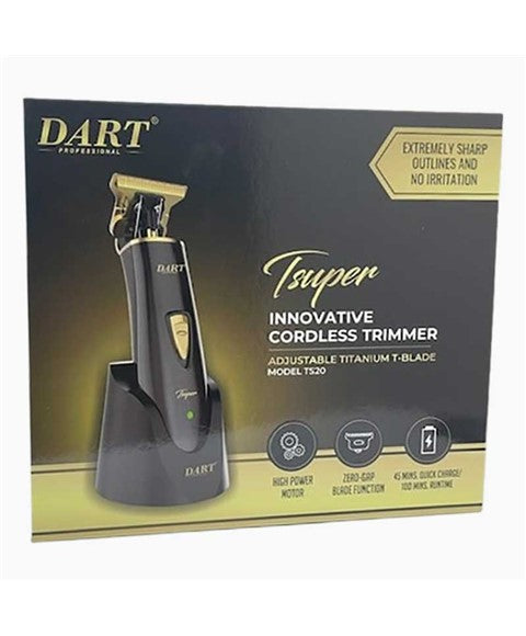 DART TSUPER INNOVATIVE CORDLESS TRIMMER TS20 BLACK Clippers and Trimmers Asetena Pa 
