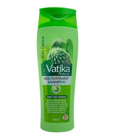 VATIKA NATURALS WILD CACTUS MULTIVITAMIN HAIR FALL CONTROL SHAMPOO 400 ml Shampoo Asetena Pa 
